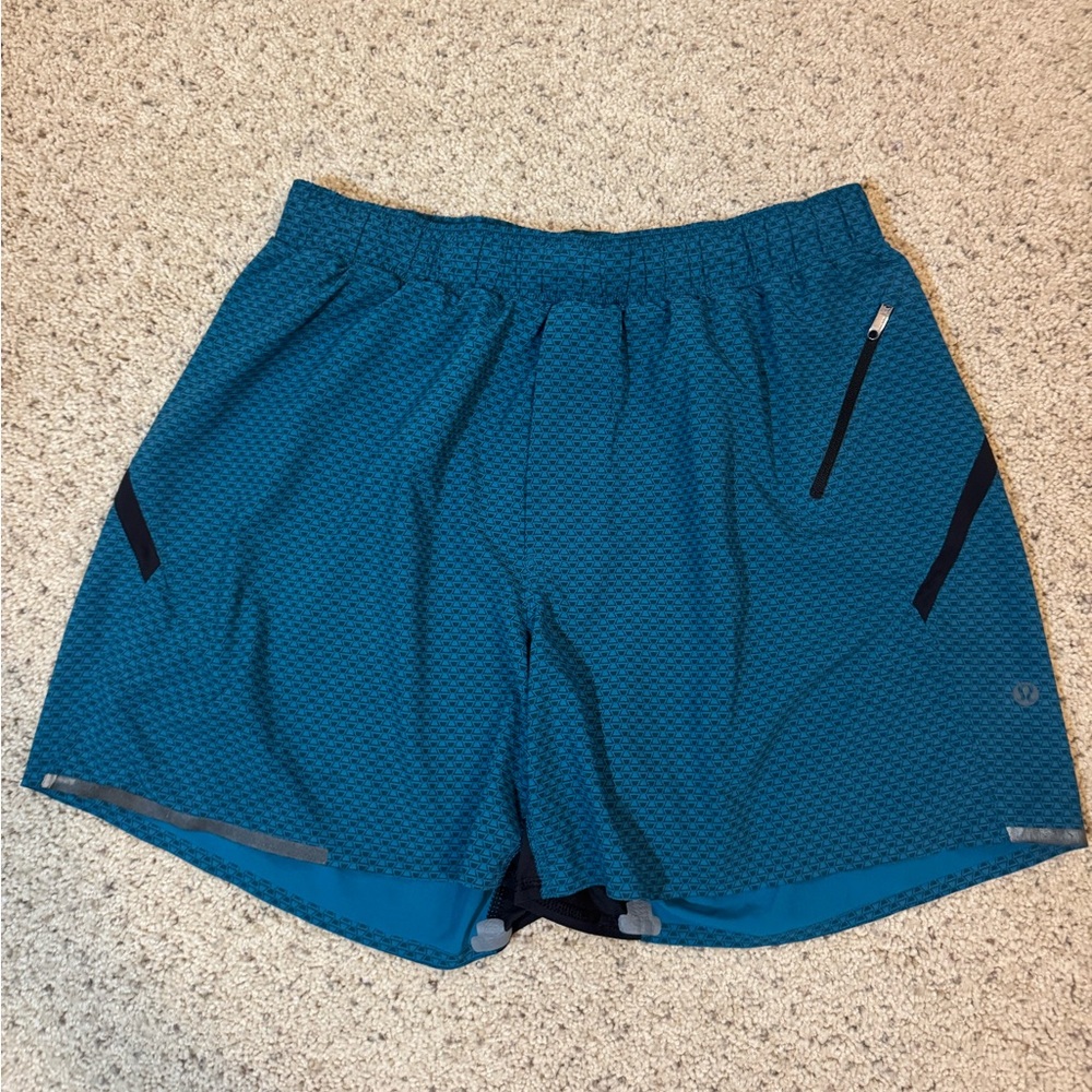 Men's Lululemon Blue Athletic Shorts